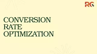 conversion rate optimization