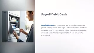 payroll debit cards