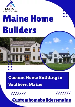 Maine Home Plans - Maine Home Builders