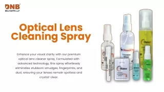 Optical Lens Cleaner Spray | DNB MULTIAPPS LLP