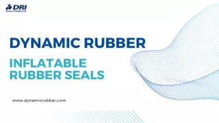 Innovative Inflatable Seals by Dynamic Rubber