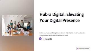 hubra digital elevating your digital presence