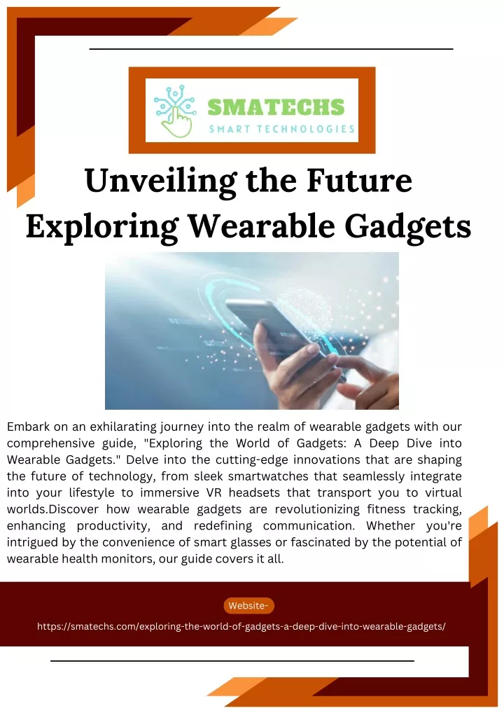 PPT - Unveiling the Future Exploring Wearable Gadgets PowerPoint ...