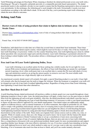 Advantages And Disadvantages Of Laser Teeth Whitening Revealed!