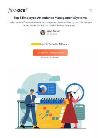 Top 5 Employee Attendance Management Systems