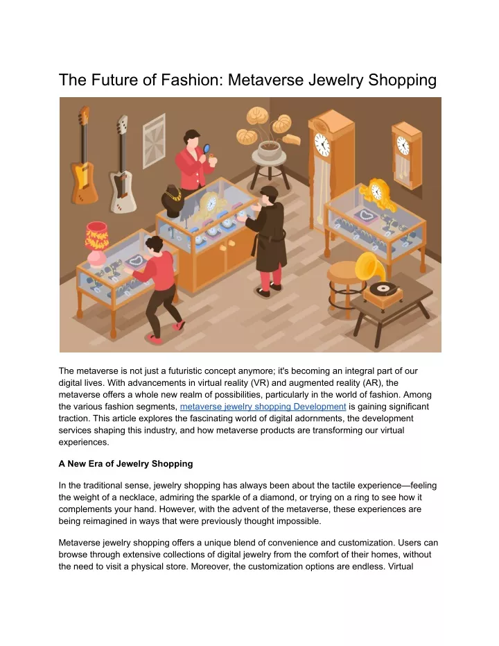 the future of fashion metaverse jewelry shopping