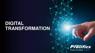 Digital Transformation - Prolifics