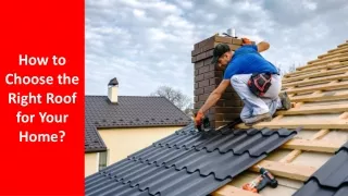 how to choose the right roof for your home