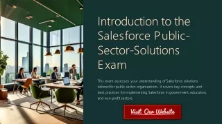 Comprehensive Salesforce Public-Sector-Solutions Worksheets