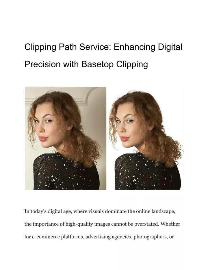 clipping path service enhancing digital