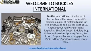 welcome to buckles international