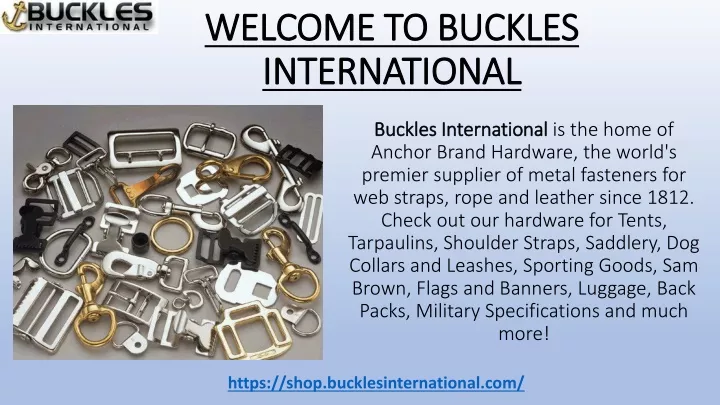 welcome to buckles international