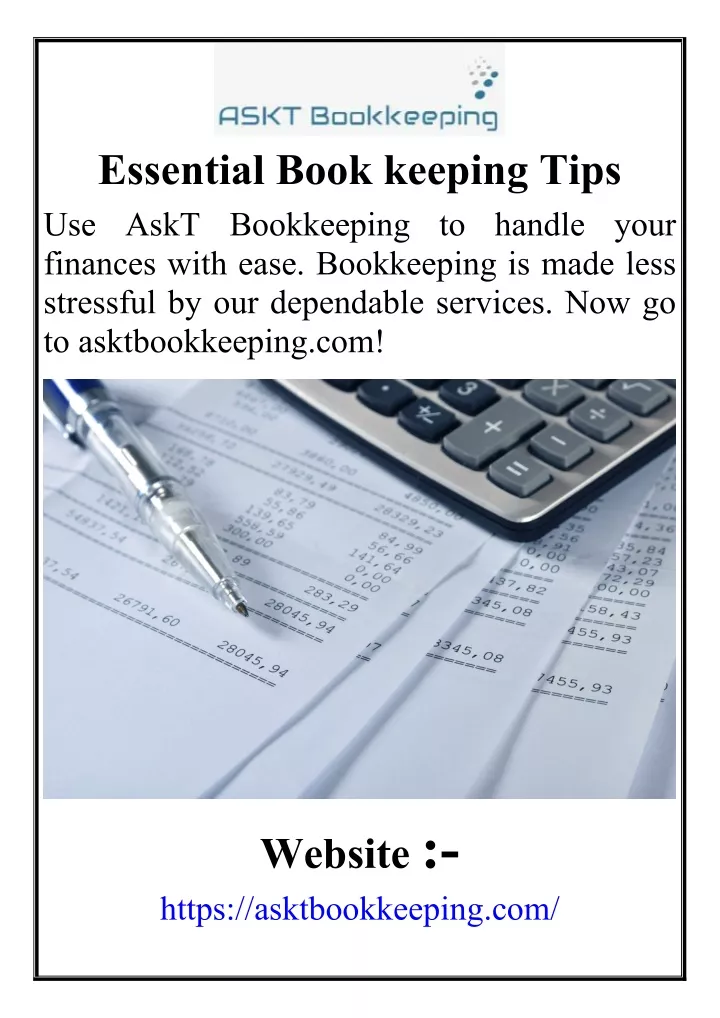 essential book keeping tips use askt bookkeeping