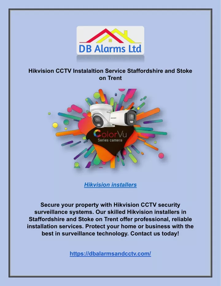 hikvision cctv instalaltion service staffordshire