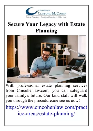 Secure Your Legacy with Estate Planning