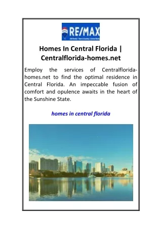 Homes In Central Florida Centralflorida-homes.net