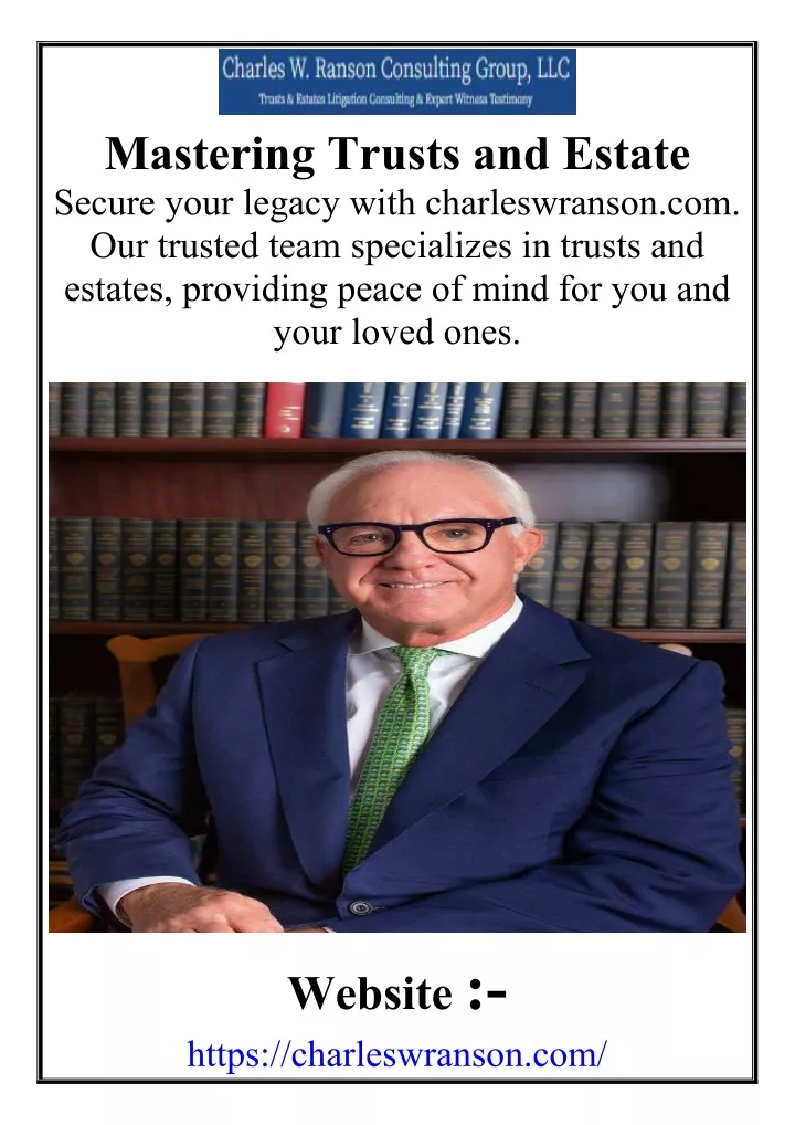 mastering trusts and estate secure your legacy