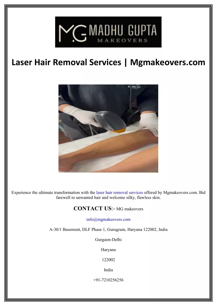 laser hair removal services mgmakeovers com