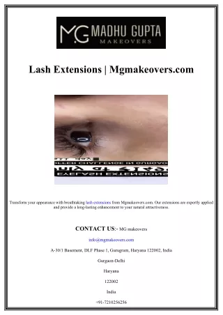 lash extensions mgmakeovers com
