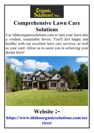 Comprehensive Lawn Aerating Enhance Your Lawn