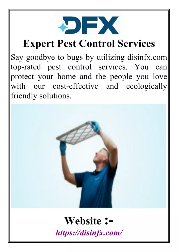 expert pest control services say goodbye to bugs