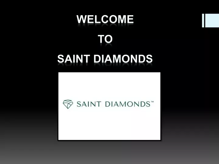 welcome to saint diamonds