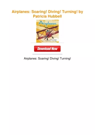 Airplanes: Soaring! Diving! Turning! by Patricia Hubbell