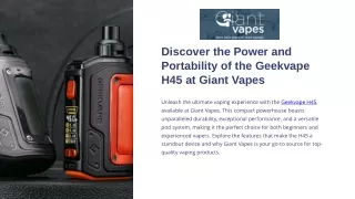 discover the power and portability