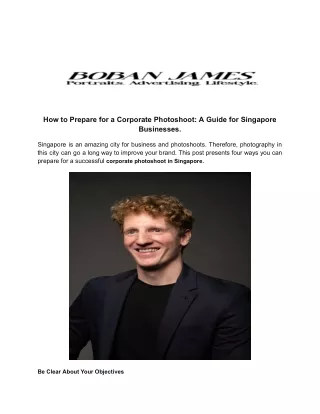 How to Prepare for a Corporate Photoshoot_ A Guide for Singapore Businesses.