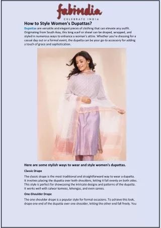 how to style women s dupattas dupattas