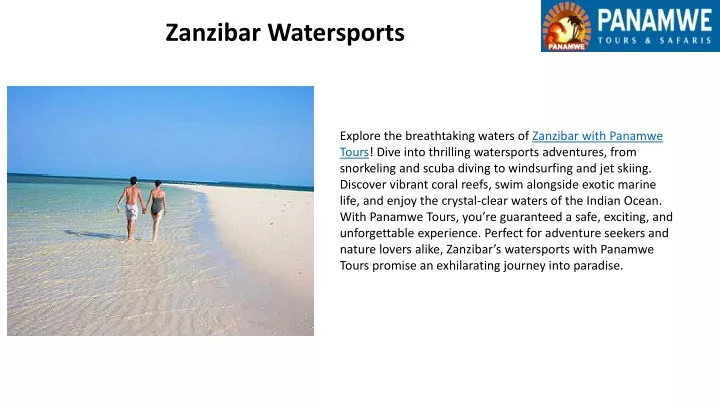 zanzibar watersports