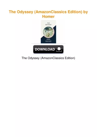 The Odyssey (AmazonClassics Edition) by Homer