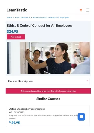 ethical training for employees