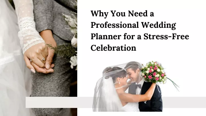 why you need a professional wedding planner