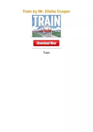 Train by Mr. Elisha Cooper