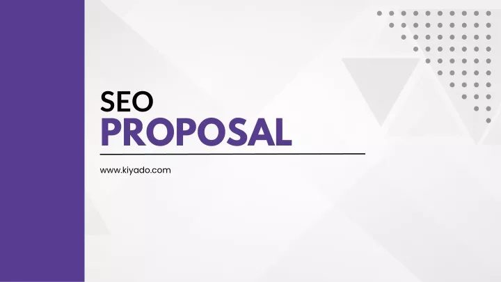 seo proposal