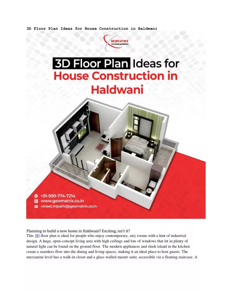 3d floor plan ideas for house construction