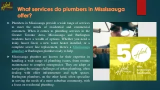 plumbers in mississauga provide a wide range