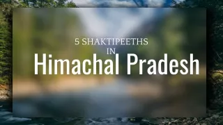 5 Shaktipeeths in Himachal