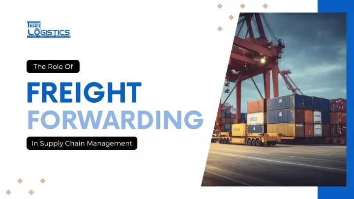 the role of freight forwarding