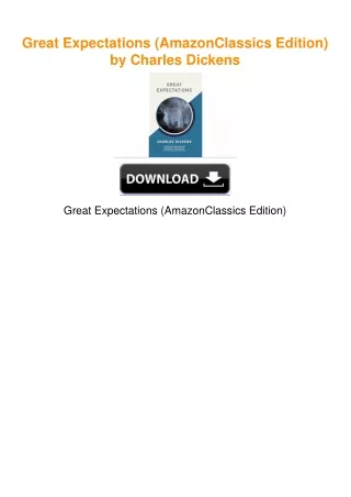 Great Expectations (AmazonClassics Edition) by Charles Dickens