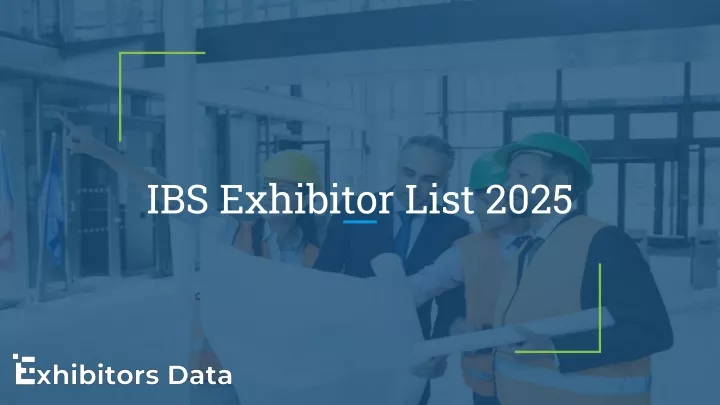 ibs exhibitor list 2025