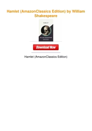 Hamlet (AmazonClassics Edition) by William Shakespeare
