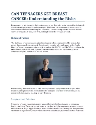 CAN-TEENAGERS-GET-BREAST-CANCER-Understanding-the-Risks