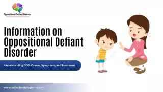 information on oppositional defiant disorder