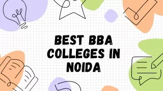 Best bba colleges in noida