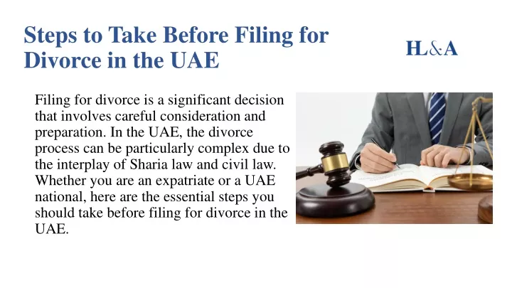 steps to take before filing for divorce in the uae