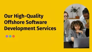 our high quality offshore software development services