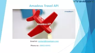 Amadeus Travel API