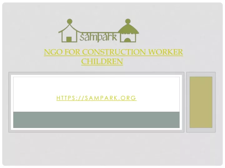 ngo for construction worker children